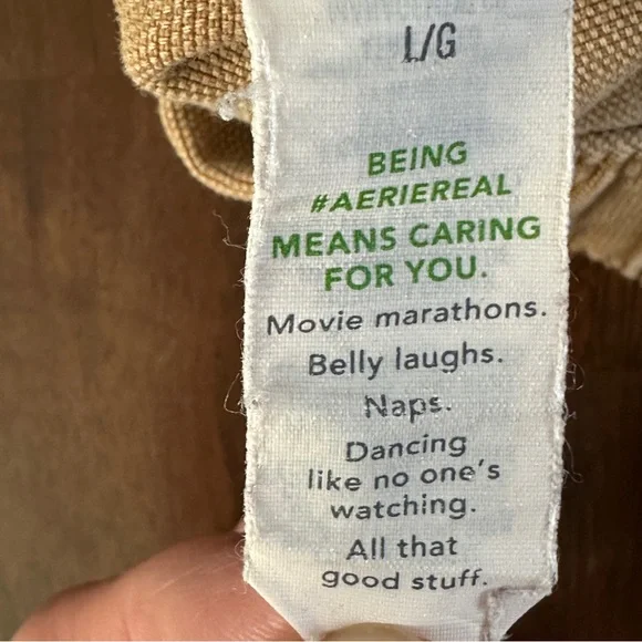 Aerie Tan Track Pants - Picture 8 of 13